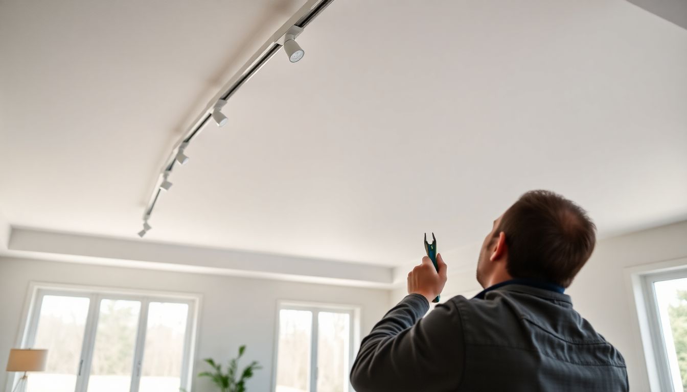 Track Lighting Installation